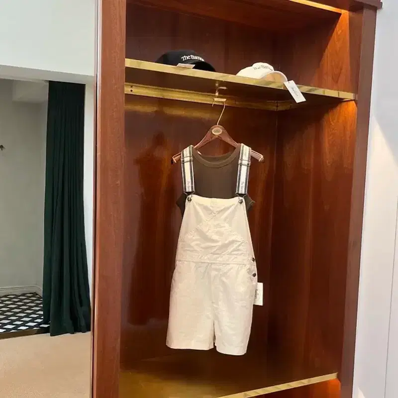 더바넷 Nomad Overall Shorts 노마드 오버롤 쇼츠 멜빵팬츠 4