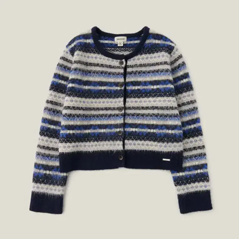 시엔느 Grandpa Jacquard Cardigan 4