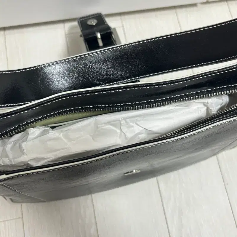 시엔느 Opera Square Bag 블랙 오페라 스퀘어백 4