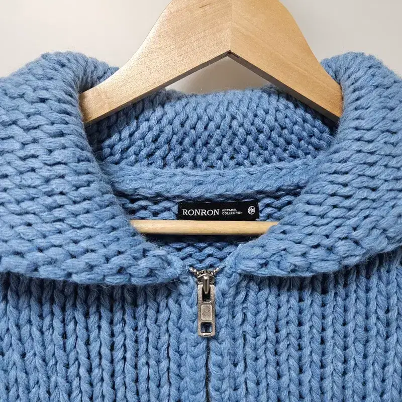 론론 핸드메이드 뜨개 니트 집업 SHAWL HANDMADE KNIT ZIP UP 8