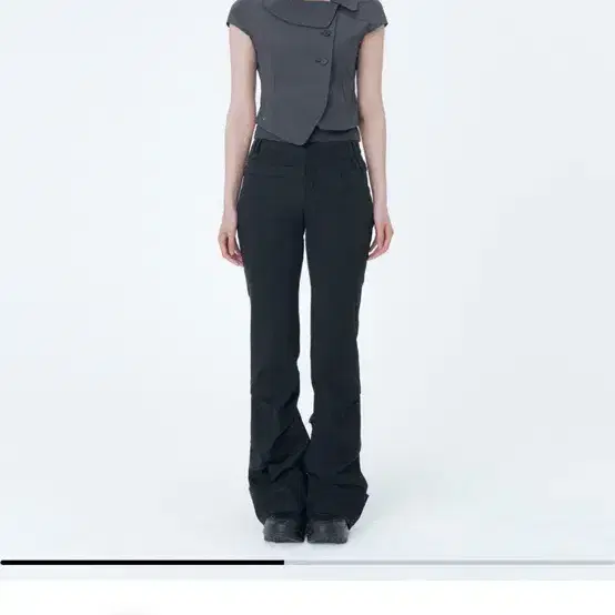 미세키서울 Crop round collar jacket CHARCOAL 3