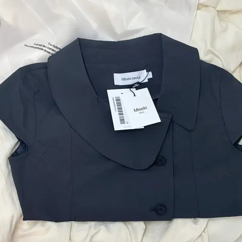 미세키서울 Crop round collar jacket CHARCOAL 6
