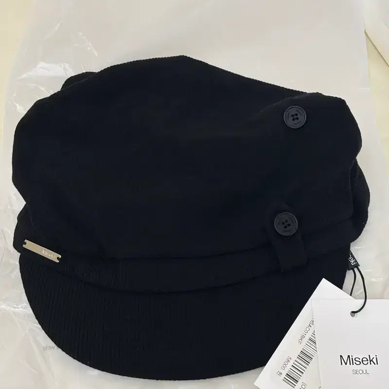 미세키서울 Tokyo shirring turban cap BLACK 7