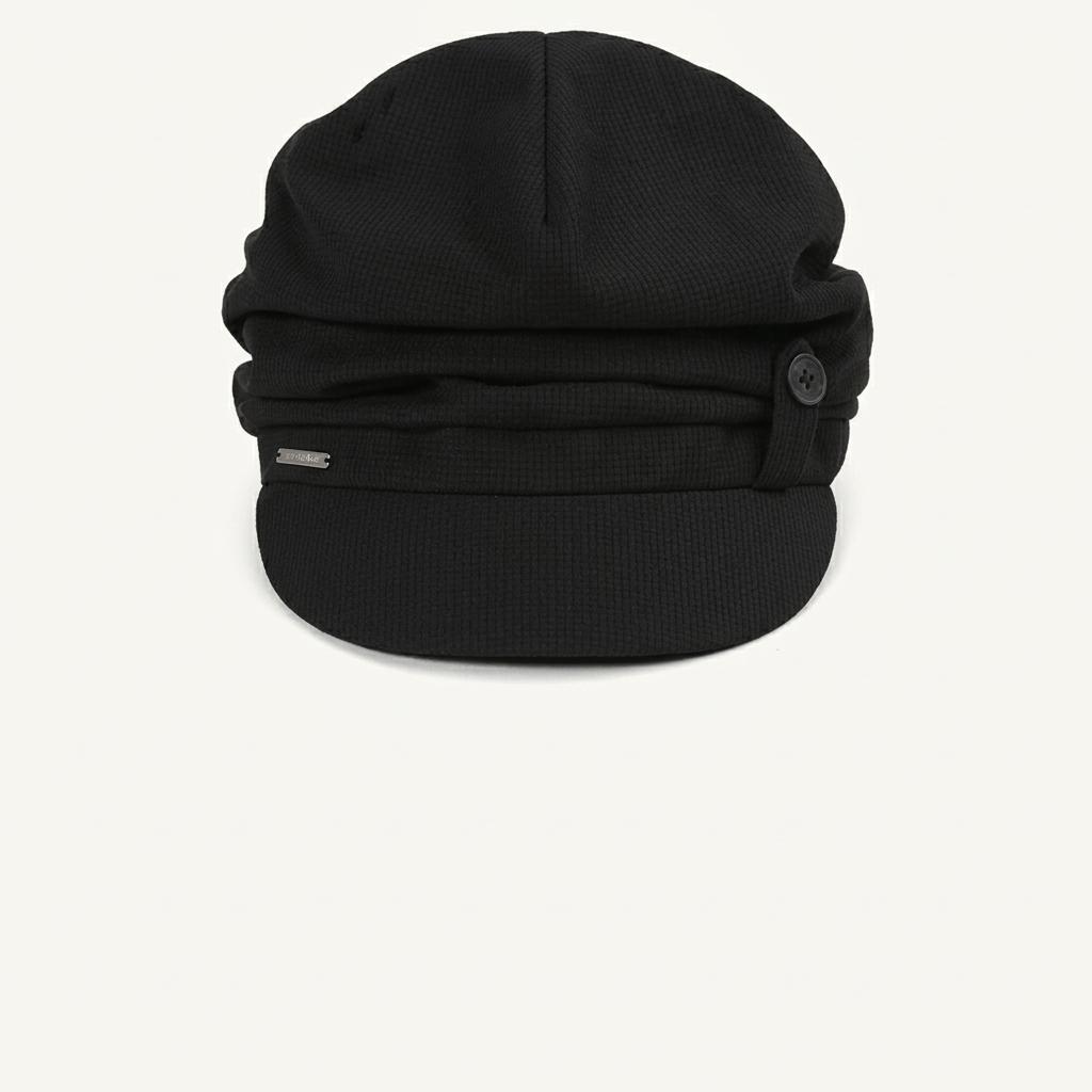 미세키서울 Tokyo shirring turban cap BLACK 1