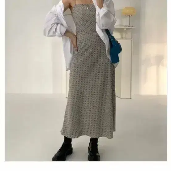 루루서울 체크바운드드레스 그린 2