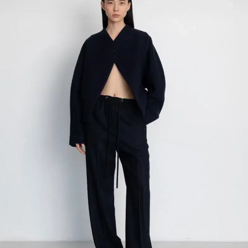 르917 오블리크 라인원 자켓 네이비 2