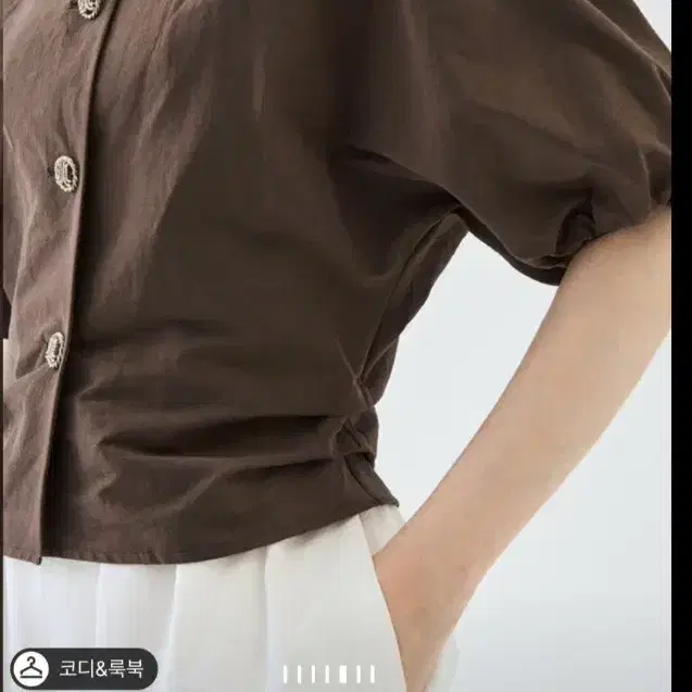 한섬 랑방컬렉션 린넨 블렌드 돌먼 슬리브 자켓. 새상품 4