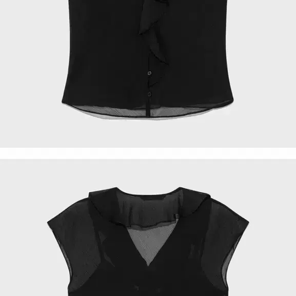 킨더살몬 Gamache Fluid Blouse Black 5