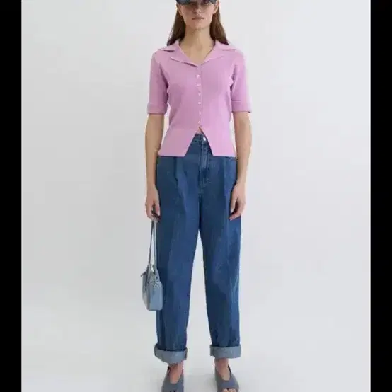 그로브 반팔가디건 퍼플색 SUMMER ALLEN CARDIGAN 6