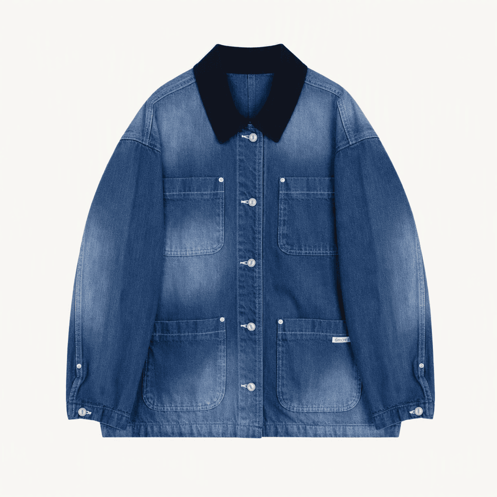 새상품 그로브 GROVE freed denim jacket 1