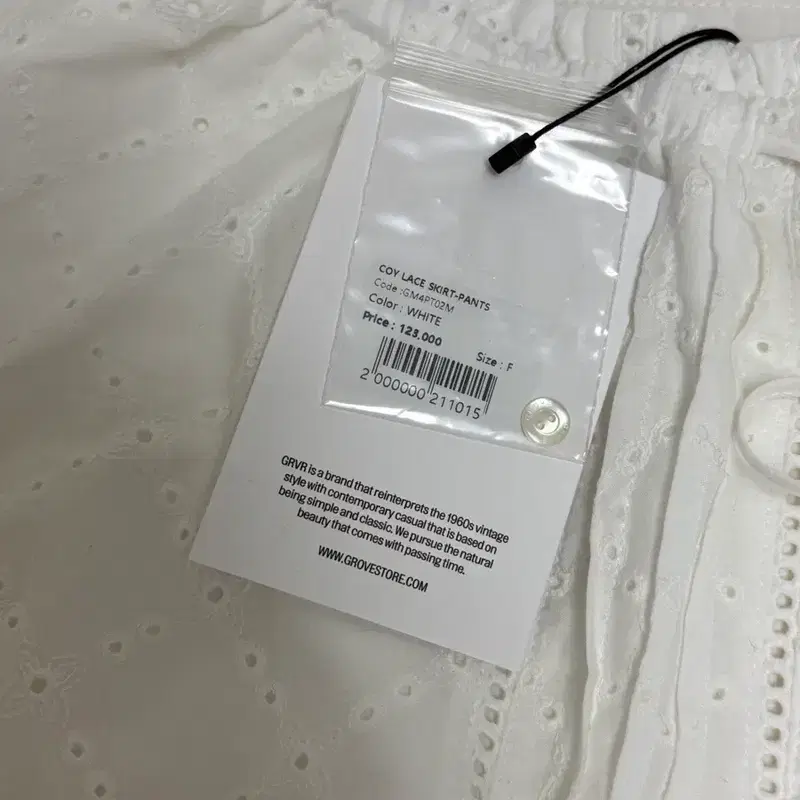그로브 레이스 스커트 COY LACE SKIRT-PANTS_WHITE 7
