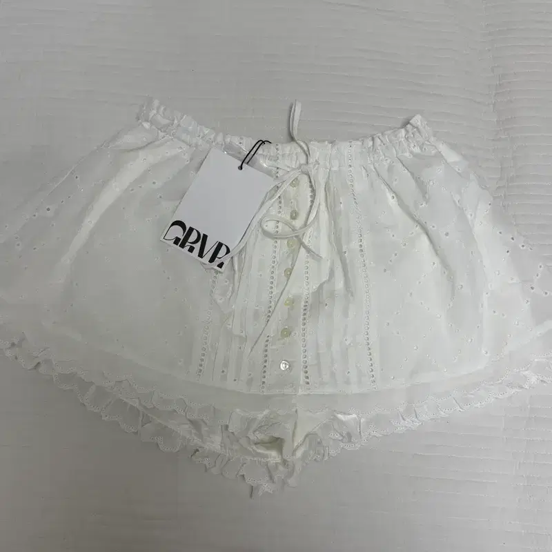 그로브 레이스 스커트 COY LACE SKIRT-PANTS_WHITE 6