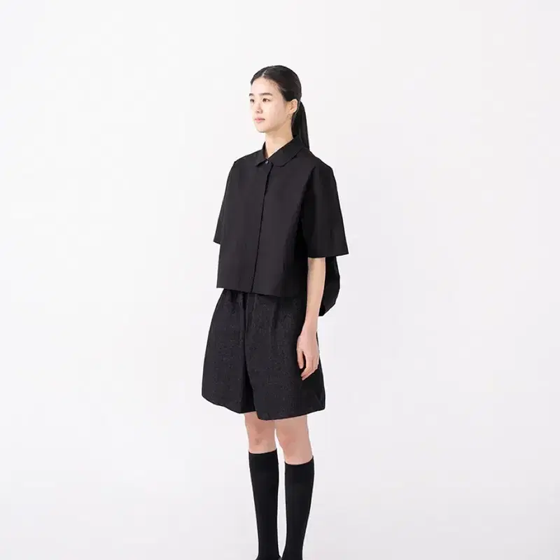 유노이아 포플린 크롭 셔츠 7