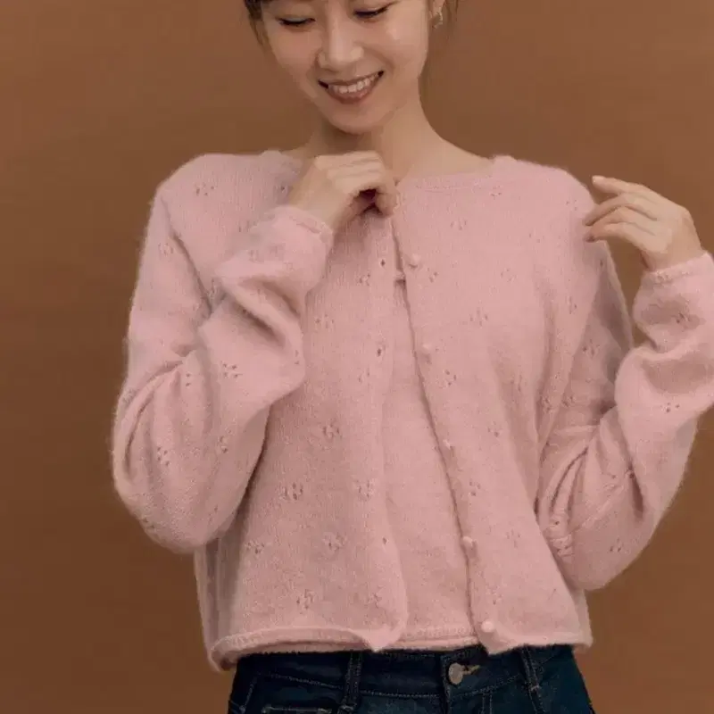 드파운드 모헤어 스카시 가디건 3