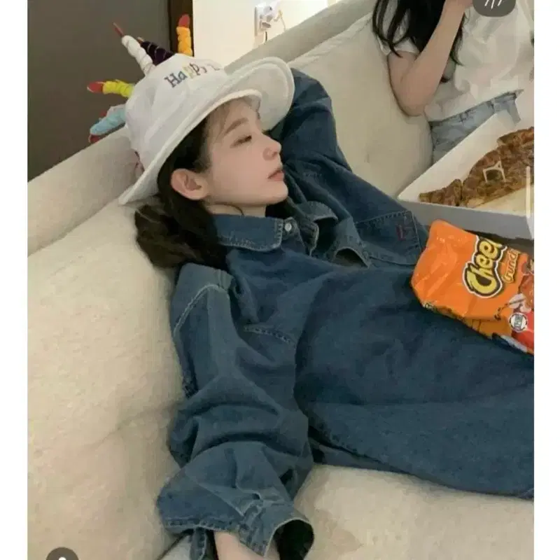 아비에무아 데님라벨셔츠 2 3