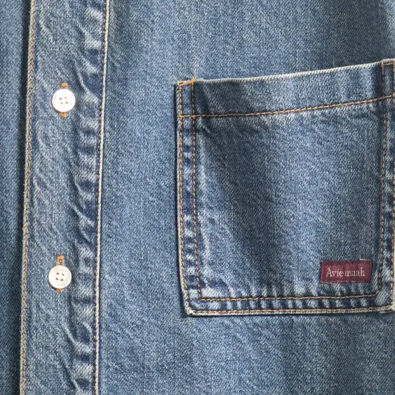 아비에무아 데님라벨셔츠 2 9