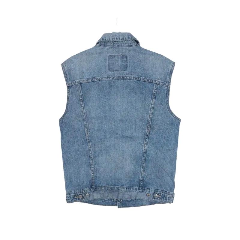 LEVIS 워싱 데님 트러커 베스트 M 3