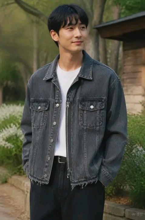 Andersson Bell 디스트로이드 데님 자켓 XL 9