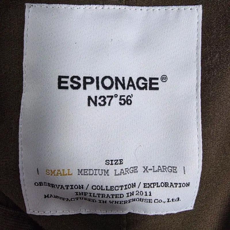 ESPIONAGE 코튼 CPO 셔츠 자켓 S 6
