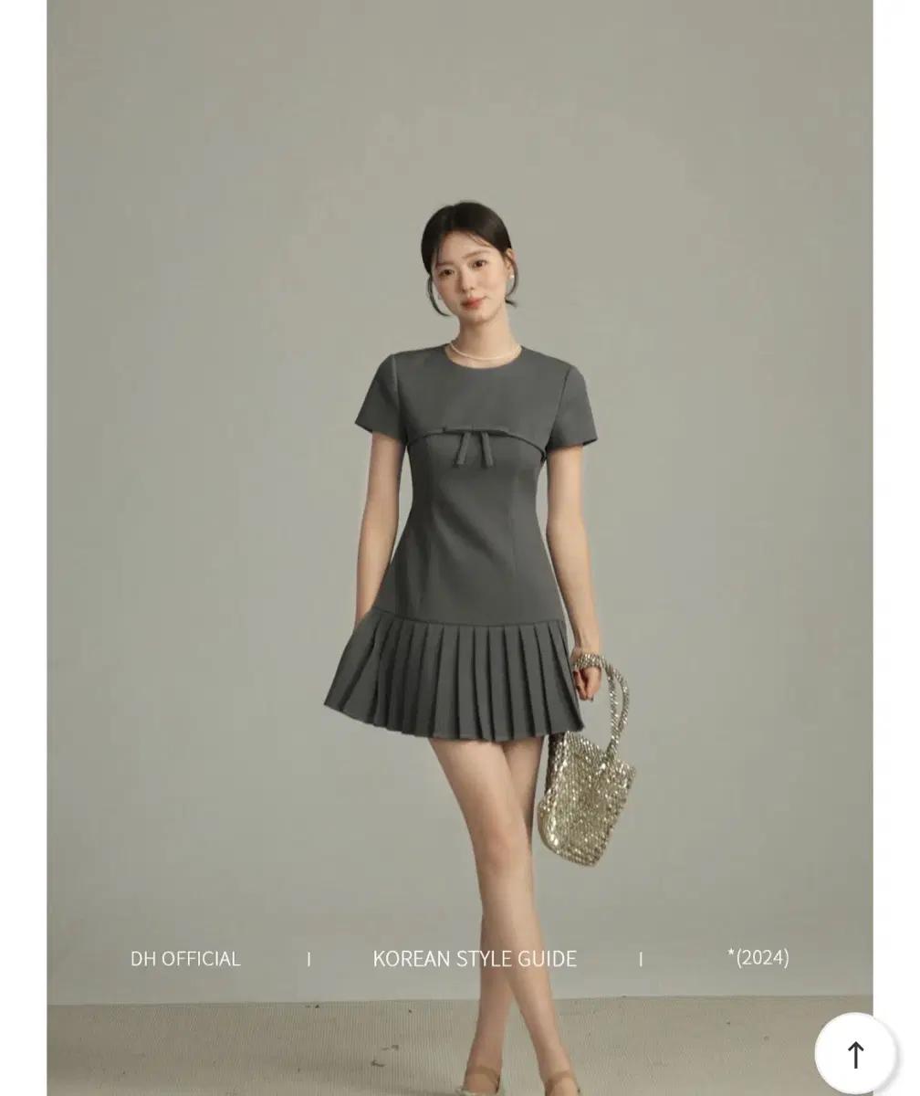 파리지앵바이브 플리츠 미니원피스 3