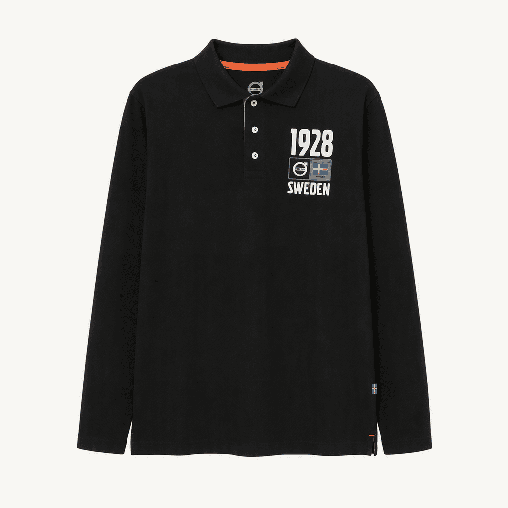 남0009443 [볼보] 1928 그래픽 긴팔 카라 티셔츠
