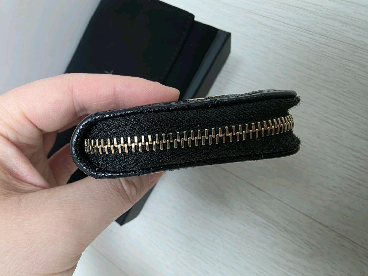 샤넬 캐비어 지퍼돌이 코인퍼스 5