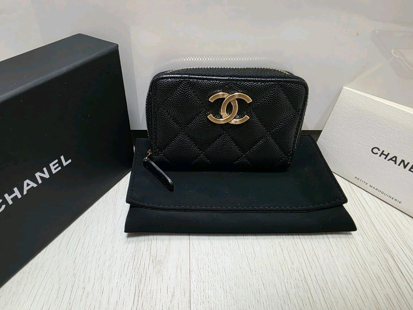 샤넬 캐비어 지퍼돌이 코인퍼스 2