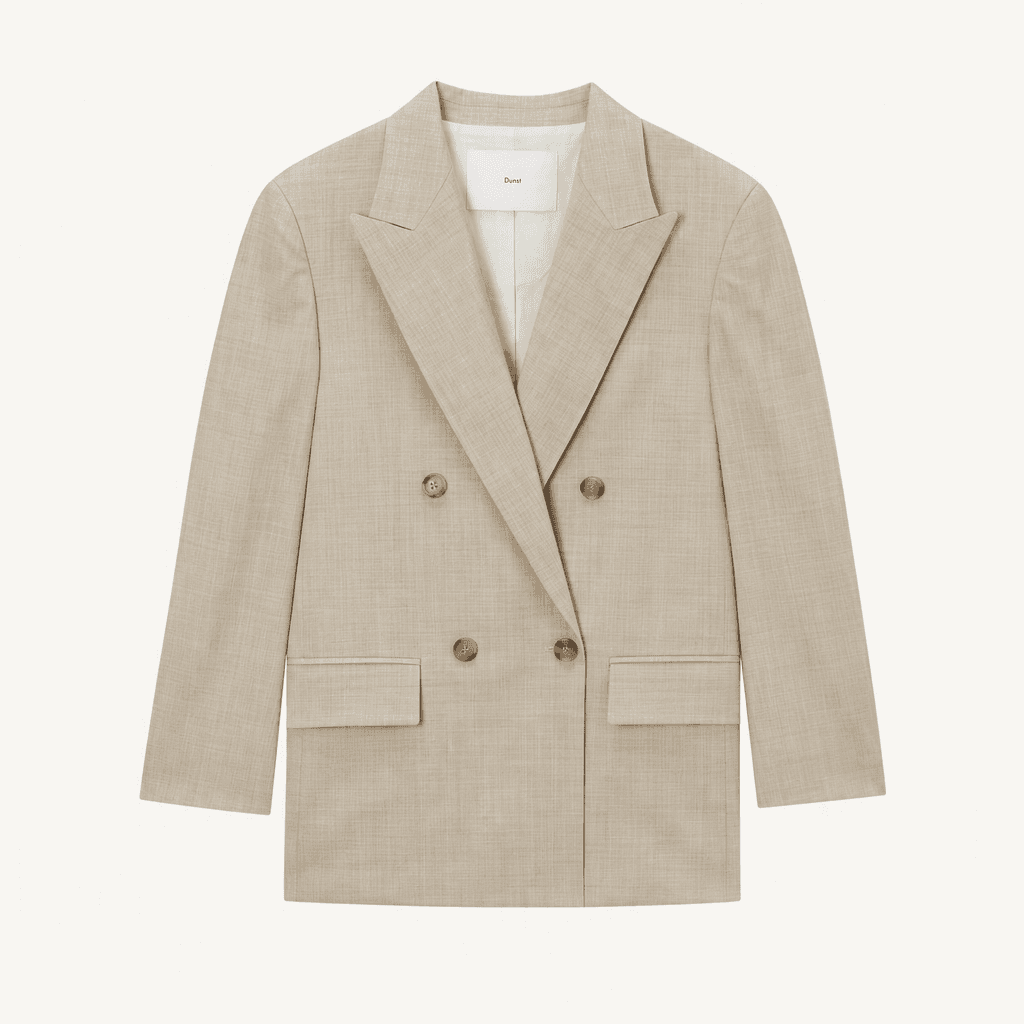 던스트 Unisex 더블 자켓 (Soft Greige)