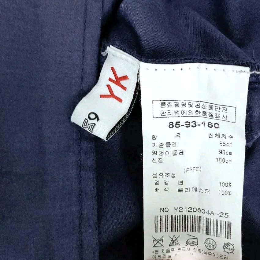 와이케이 여름 시스루상단 루즈핏 원피스 네이비85 (HU46516) 5