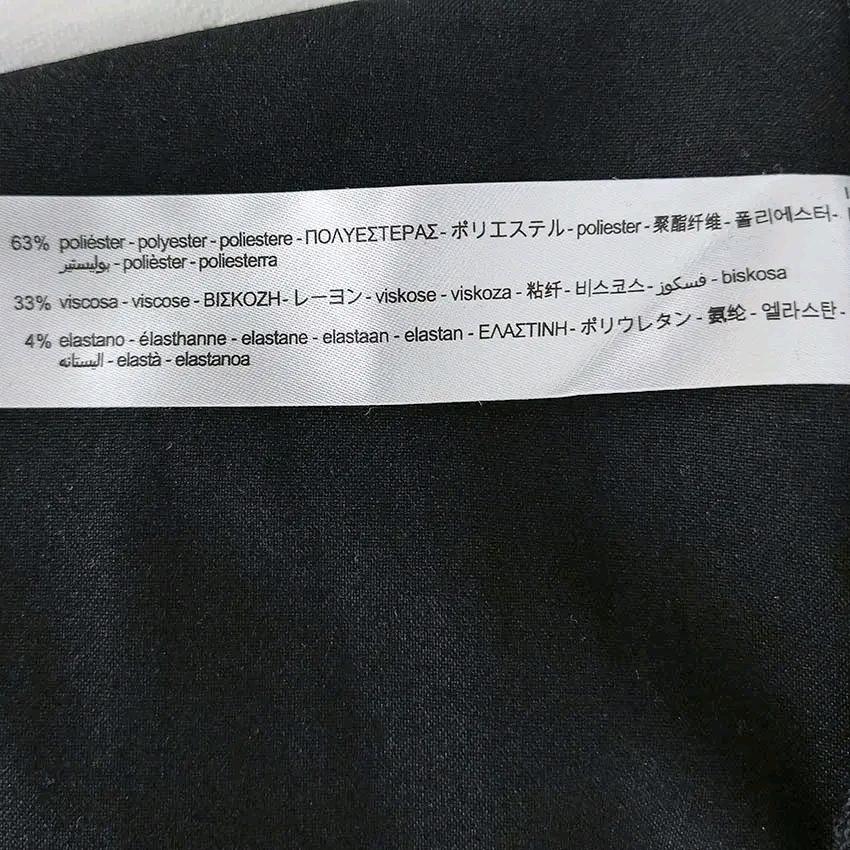 자라 여성 여름 옆트임 홑겹 끈나시원피스 블랙 (HU46518) 7
