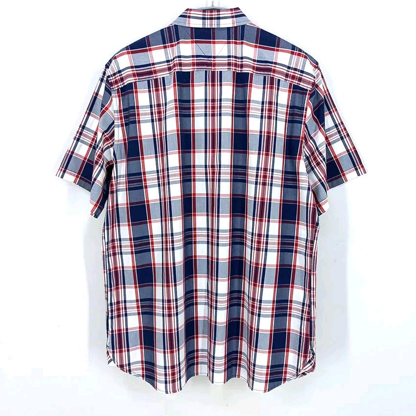 타미힐피거 남성 여름 체크 반팔셔츠 블루XL (HU46525) 3