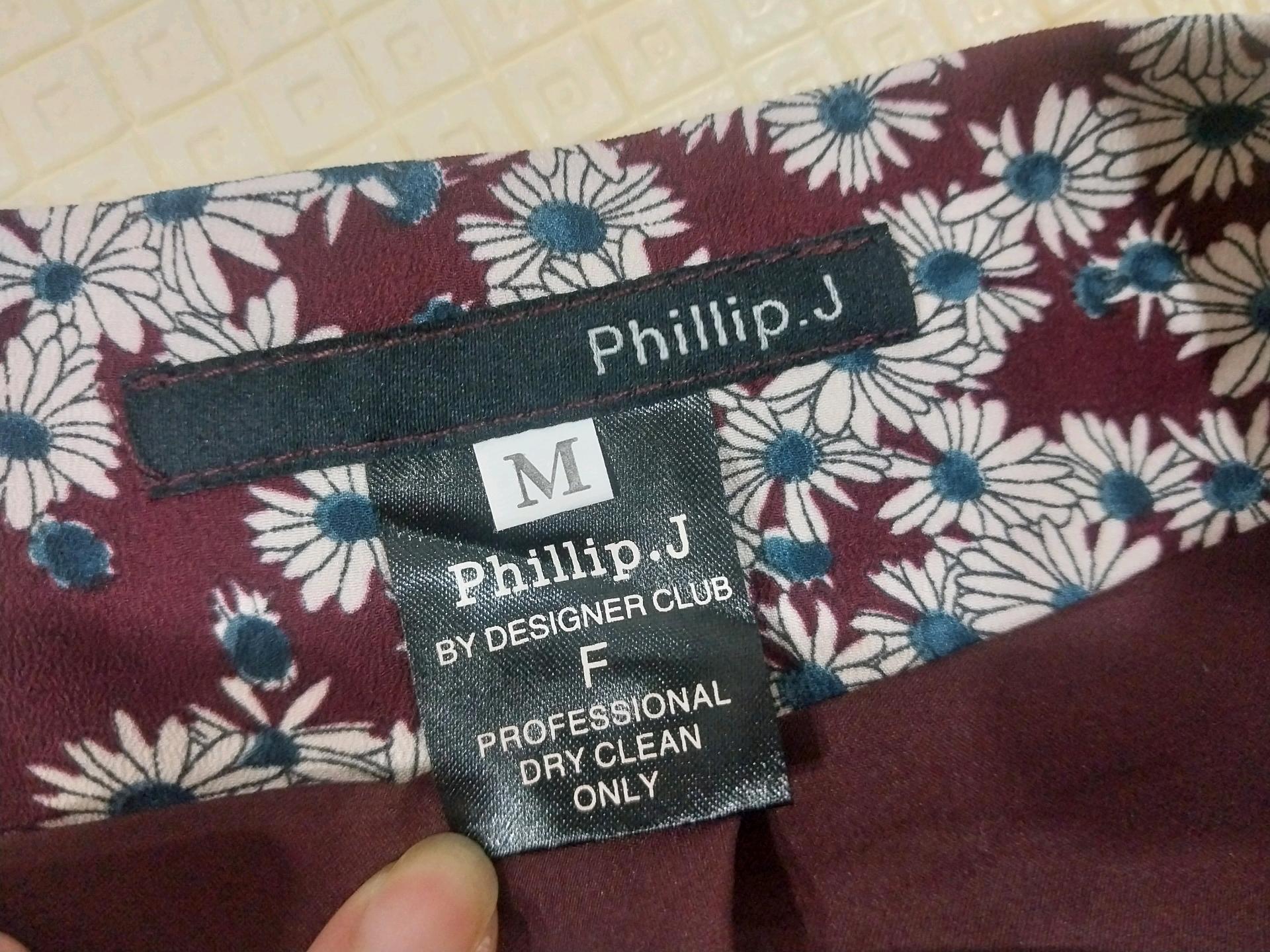 Phillip.J 플라워 패턴 롱 스커트 5