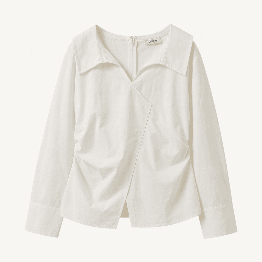 로트르드민 아만다 오프셔츠 Lautre Amanda Off shirts 착용컷