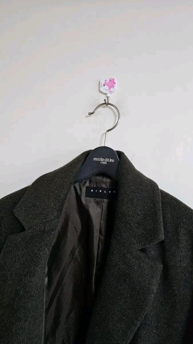 시슬리 모 혼방 코트 7