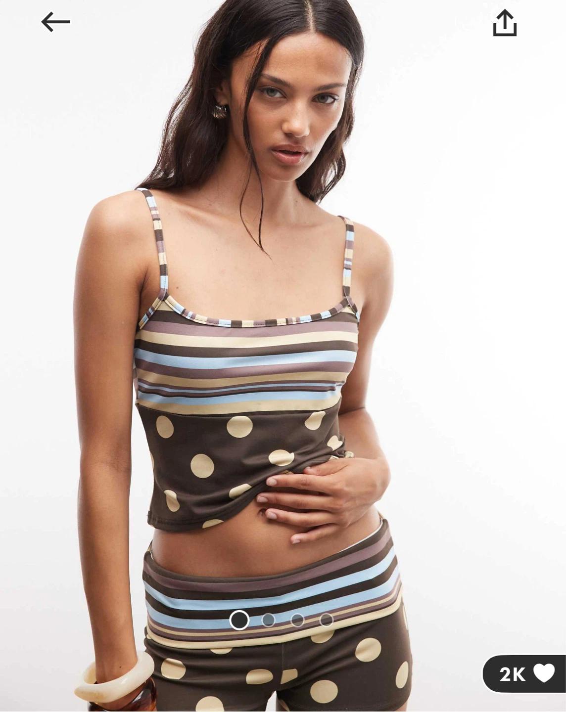 Asos 아소스 도트 캐미솔 나시 2