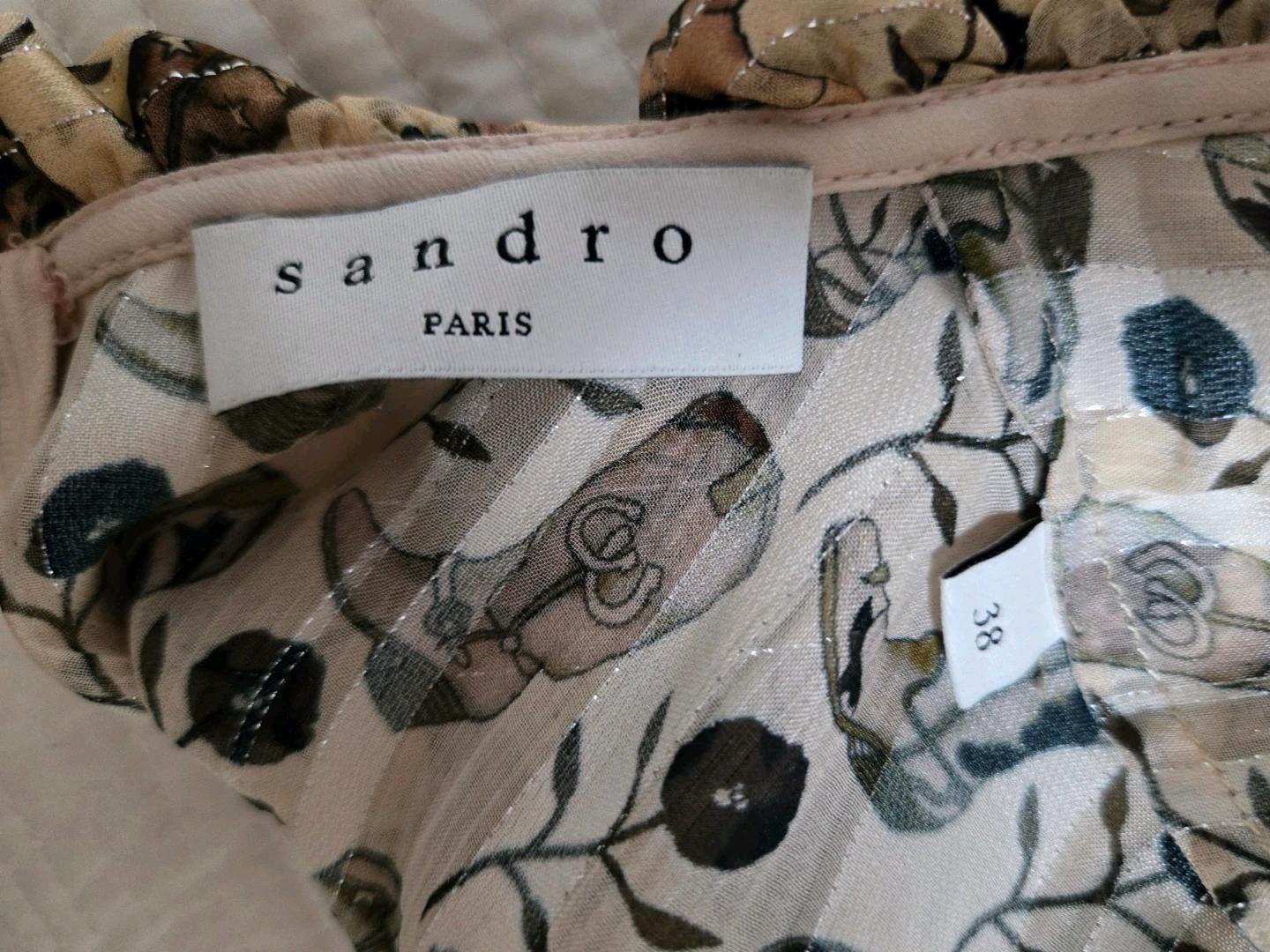 [미착용] 산드로 Sandro 부츠 패턴 원피스 4