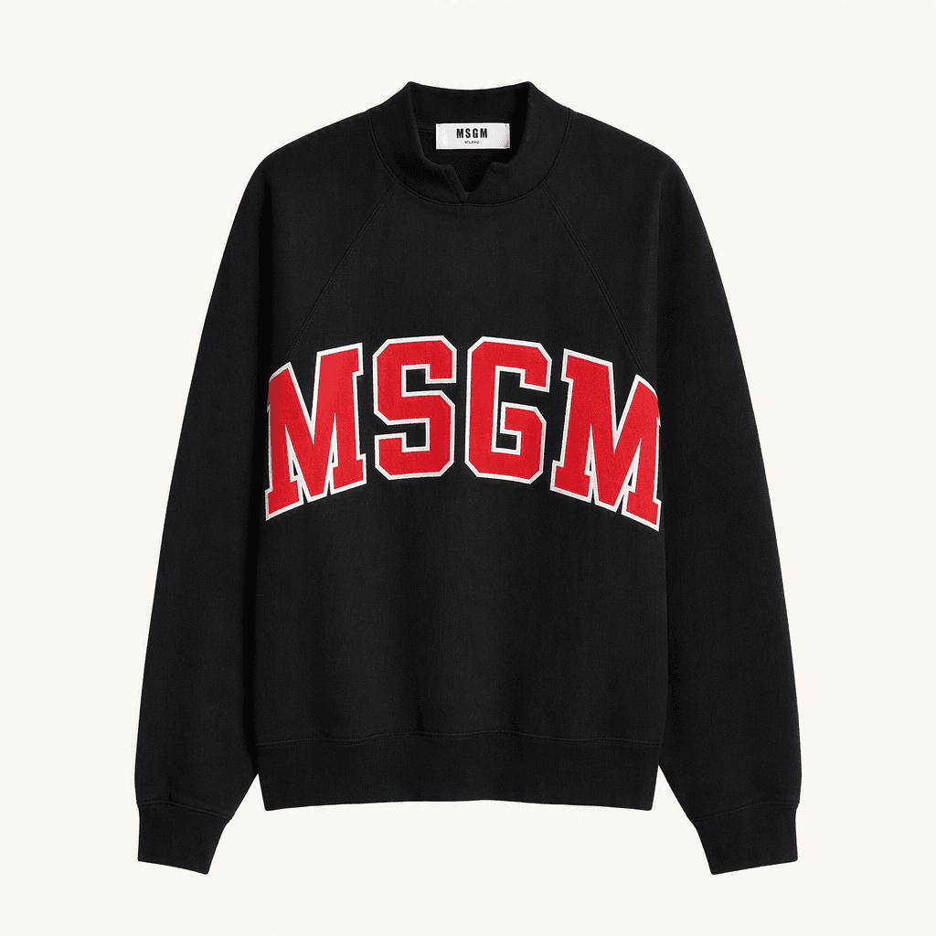 MSGM반집업 기모 맨투맨 