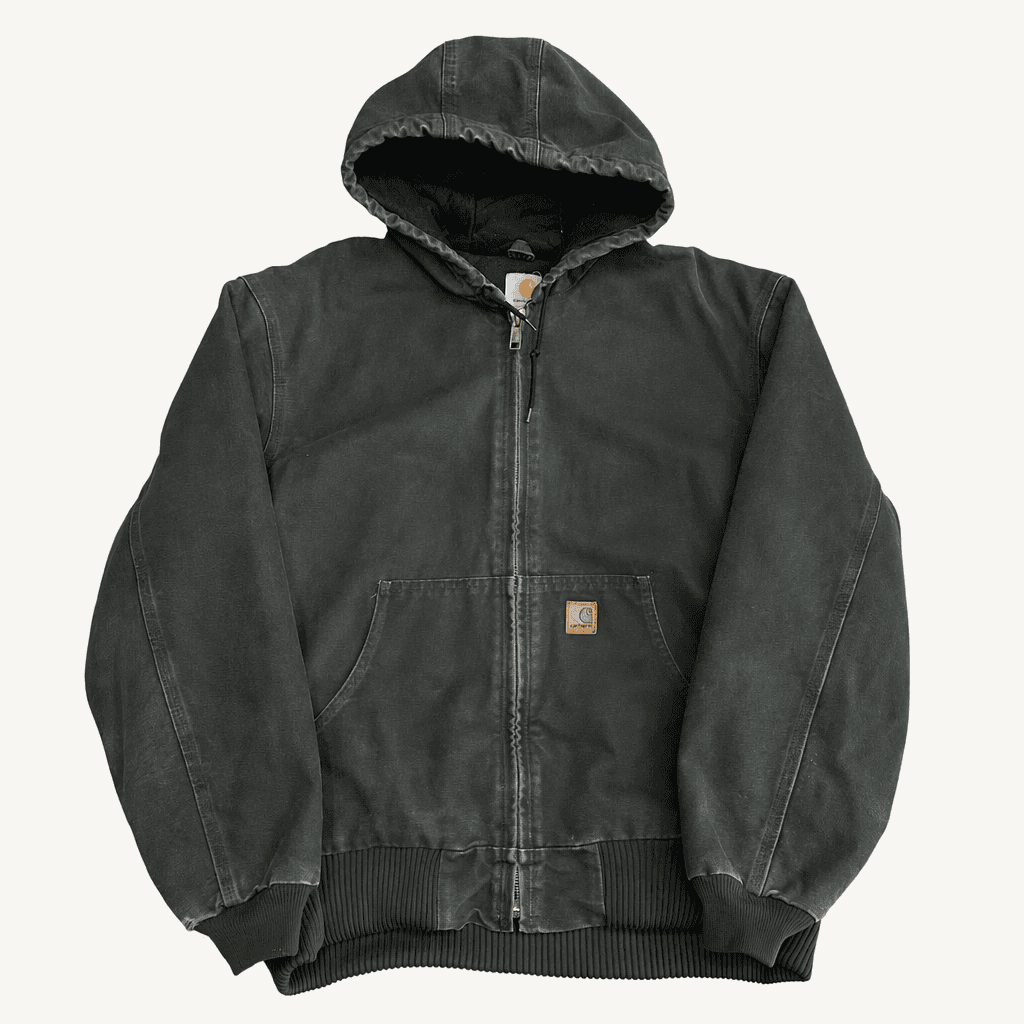 XL 칼하트 J130 덕액티브 카키 후드 자켓
