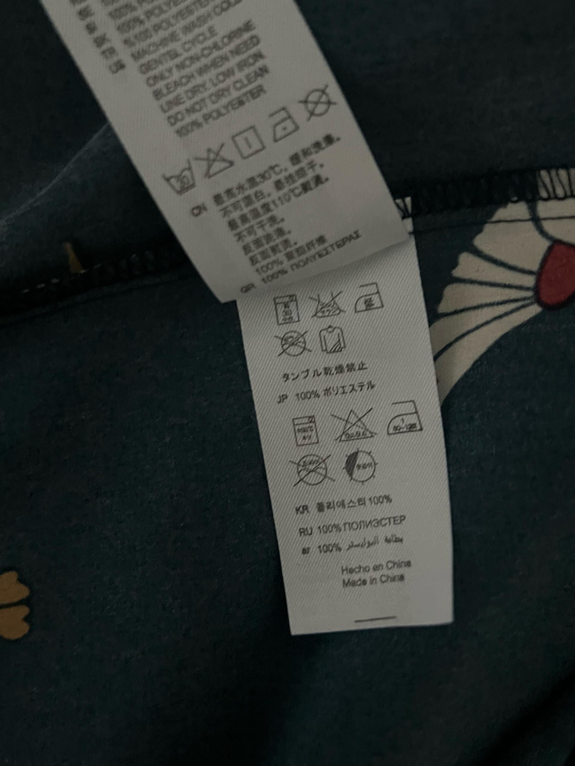 버드 프린트 타이 블라우스 5