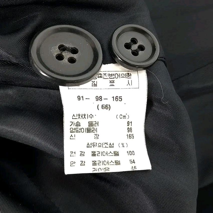 미샤 여 토끼퍼 자카드 원버튼 춘추자켓 블랙 (HU27833) 8