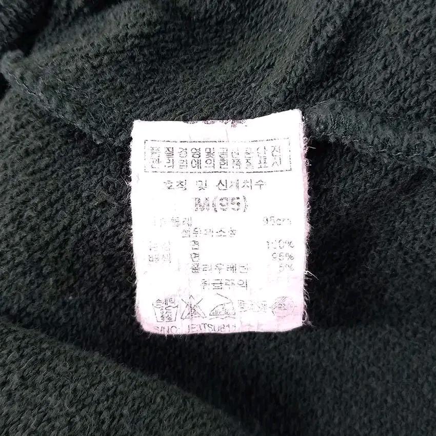 지프 남 사이드포켓 빅로고 맨투맨 그린M (HU28314) 8
