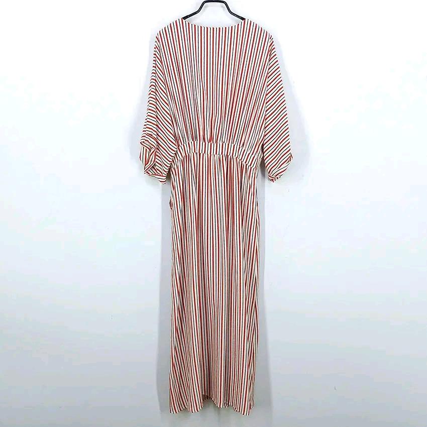 바네사브루노 여름 얇은홑겹 롱원피스 아이보리84 (HU46606) 3