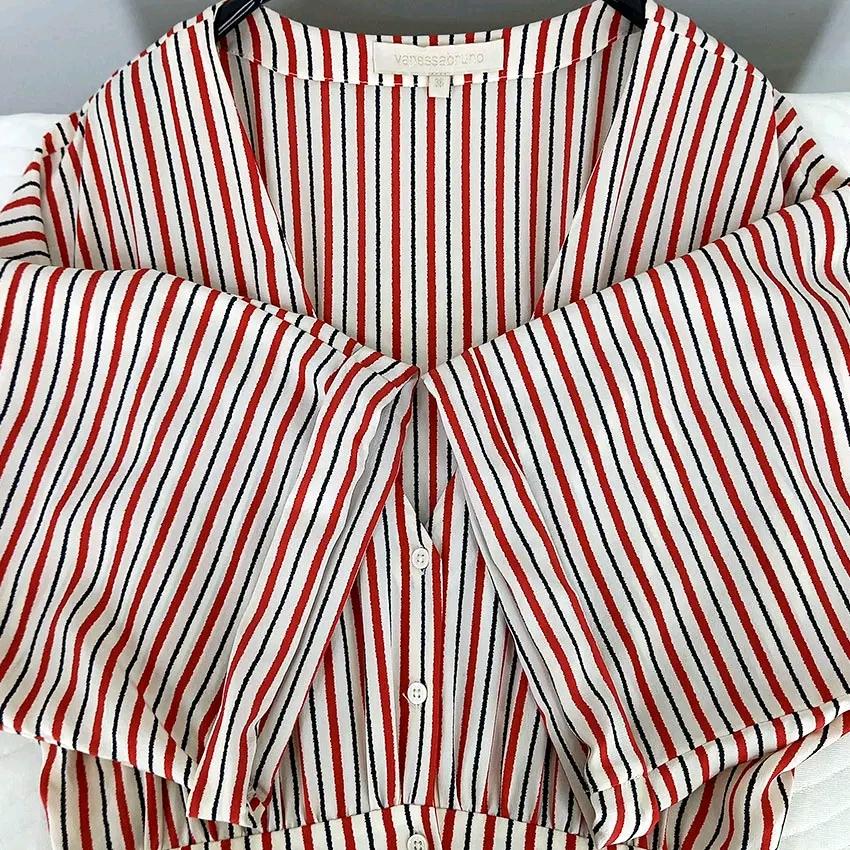 바네사브루노 여름 얇은홑겹 롱원피스 아이보리84 (HU46606) 4