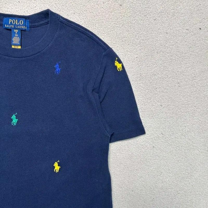 POLO RALPH LAUREN 멀티포니 반팔티 네이비 S 3