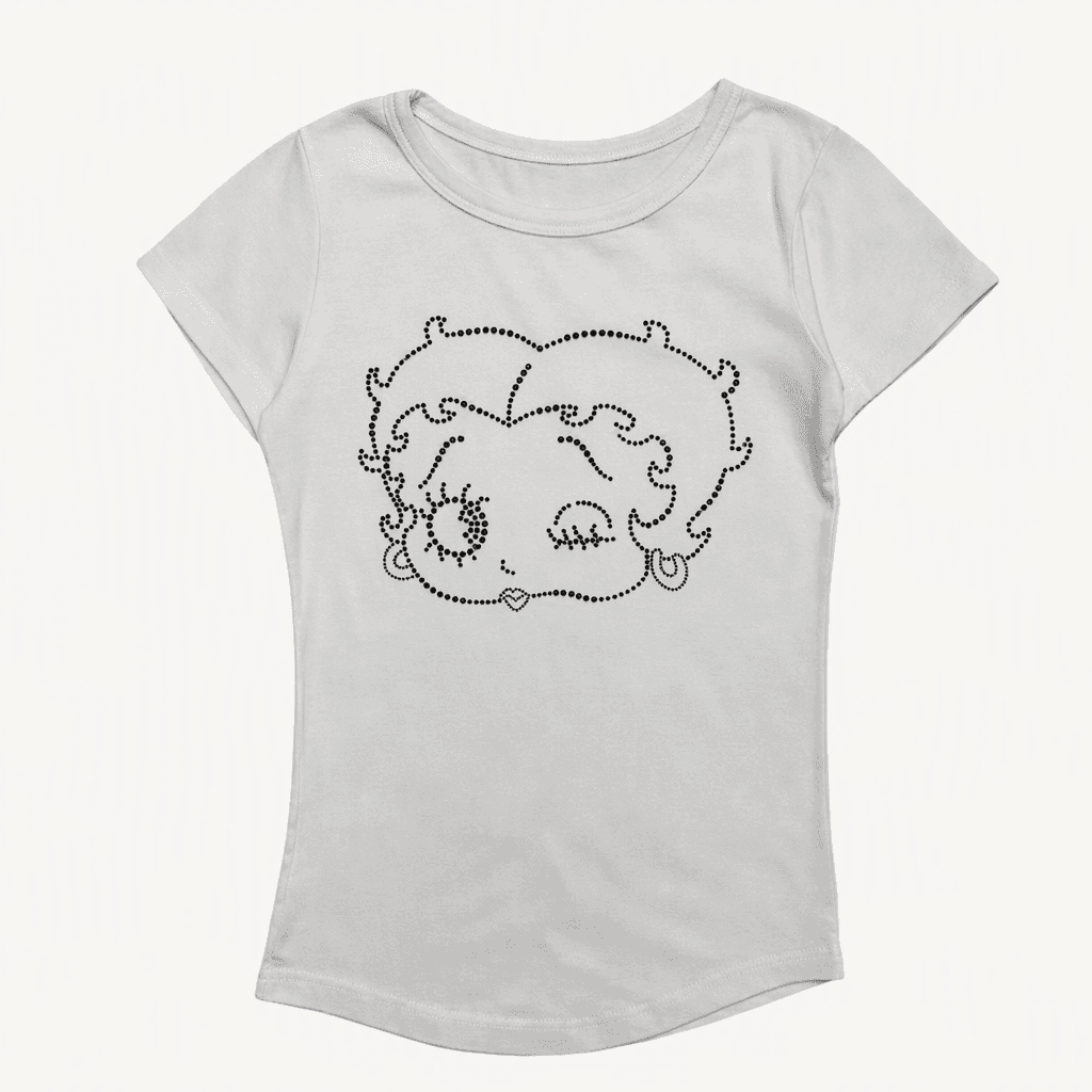 Betty Boop 빈티지 반팔티 화이트 OS
