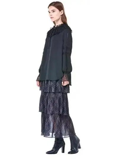 새) 지컷 글렌체크 캉캉 스커트 3