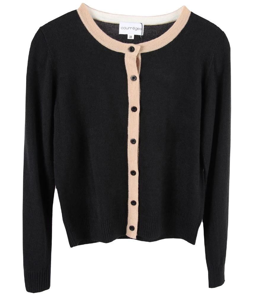 COURREGES 꾸레쥬 아크릴 울 가디건 여 (M) (A03886) 2