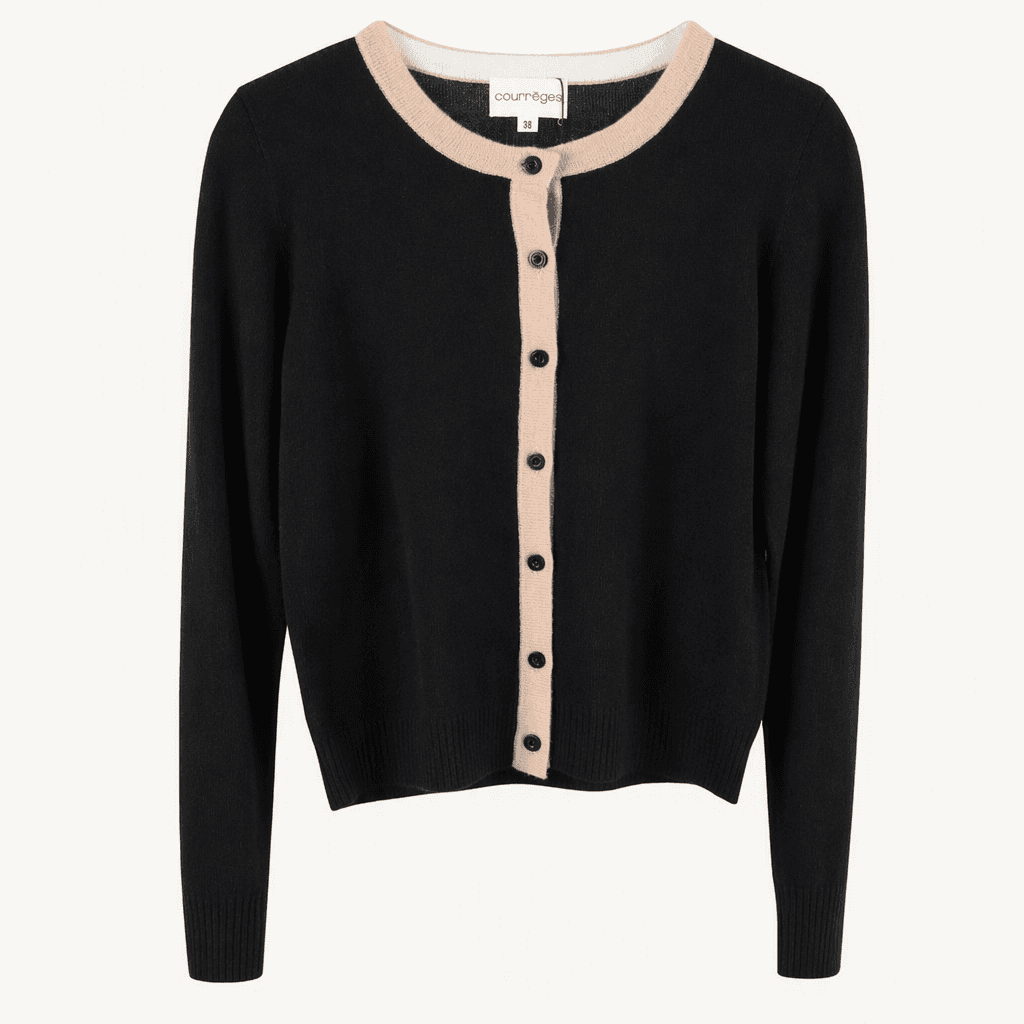 COURREGES 꾸레쥬 아크릴 울 가디건 여 (M) (A03886)