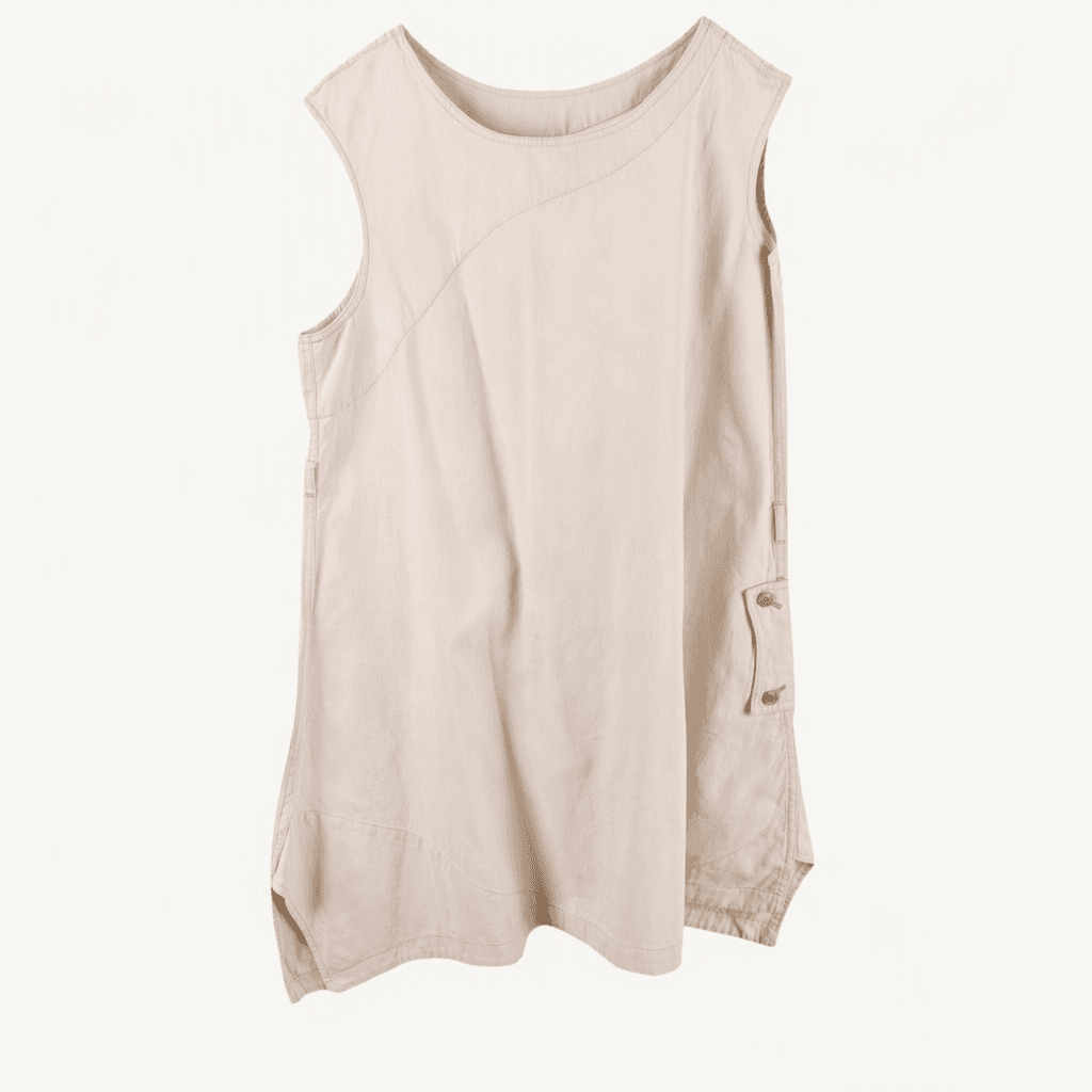 YOHJI YAMAMOTO 요지 야마모토 코튼 린넨 원피스 여 (S) (G00426)