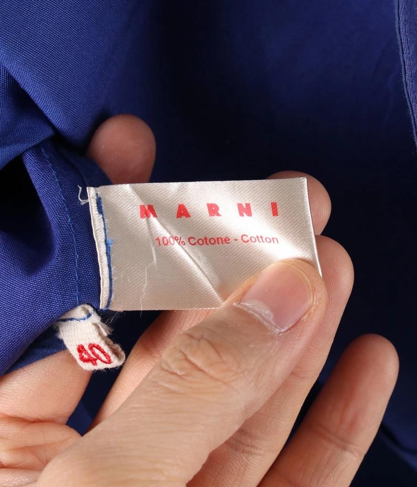 마르니 코튼 100% 미디 스커트 여 (27) (F02100) 11